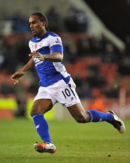 09-11-2010 v Stoke City, Britannia Stadium Collection: Cameron Jerome Scores for Birmingham City Against Stoke City in the Barclays Premier League at