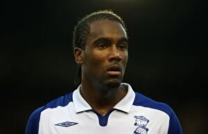 Images Dated 19th August 2009: Cameron Jerome Scores: Birmingham City vs Portsmouth in Premier League Action at St