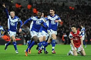 Carling Cup Winners - 2011 Collection: Goal Celebrations