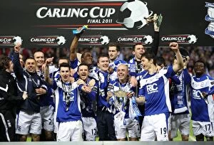 Carling Cup Winners - 2011 Collection: Presentation