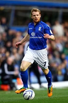 Images Dated 17th November 2012: Championship Showdown: Chris Burke in Action at St. Andrew's - Birmingham City vs Hull City