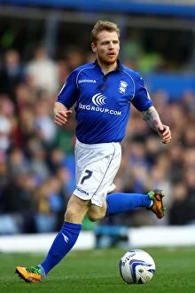 Images Dated 17th November 2012: Championship Showdown at St. Andrew's: Chris Burke in Action - Birmingham City vs Hull City