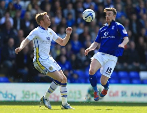 Championship Showdown: Wade Elliott vs. Paul Green - A Clash of Midfield Titans (Birmingham City vs. Leeds United, April 2013)