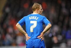 Images Dated 26th November 2011: Chris Burke in Action: Birmingham City vs. Blackpool, Npower Championship (2011)