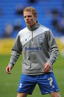Images Dated 4th December 2011: Chris Burke in Action: Birmingham City vs. Cardiff City, Npower Championship (December 4, 2011)