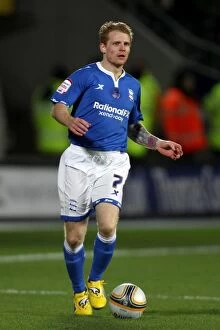 Images Dated 7th December 2011: Chris Burke in Action: Birmingham City vs. Hull City (Npower Championship 2011)