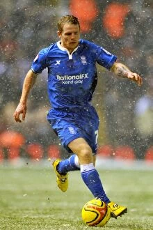 Images Dated 4th February 2012: Chris Burke in Action: Birmingham City vs Southampton (Npower Championship, 2012-02-04)