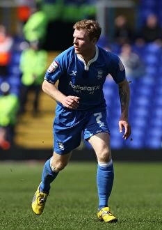 Images Dated 25th March 2012: Chris Burke in Action: Birmingham City vs. Cardiff City (25-03-2012, St. Andrew's)