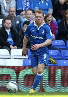 Images Dated 25th March 2012: Chris Burke in Action: Birmingham City vs. Cardiff City - Npower Championship Clash (March 25, 2012)