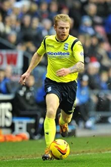 Images Dated 26th December 2013: Chris Burke in Action: Birmingham City vs. Wigan Athletic (Sky Bet Championship, December 26, 2013)