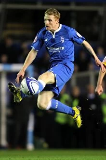 Images Dated 22nd November 2011: Chris Burke in Action: Birmingham City vs Burnley, St. Andrew's Championship Clash (22-11-2011)