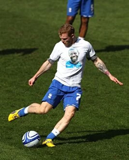 Images Dated 25th March 2012: Chris Burke in Action: Birmingham City vs Cardiff City (2012-03-25)