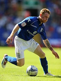 Images Dated 18th August 2012: Chris Burke in Action: Birmingham City vs Charlton Athletic - Npower Championship Clash at St