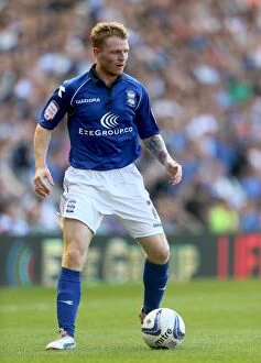 Images Dated 18th August 2012: Chris Burke in Action: Birmingham City vs Charlton Athletic (Npower Championship, August 18, 2012)