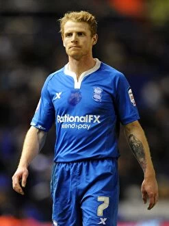 14-02-2012 v Hull City, St. Andrew's Collection: Chris Burke in Action: Birmingham City vs Hull City Championship Clash (February 14, 2012)