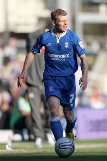 Images Dated 25th February 2012: Chris Burke in Action: Birmingham City vs Nottingham Forest (Npower Championship 2012)