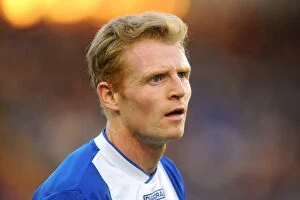 Capital One Cup : Round 1 : Birmingham City v Plymouth Argyle : St. Andrew's : 06-08-2013 Collection: Chris Burke Scores the Winning Goal: Birmingham City Triumphs Over Plymouth Argyle in Capital One