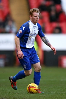 Chris Burke vs Charlton Athletic: Intense Face-Off in Sky Bet Championship Clash at The Valley (08-02-2014)