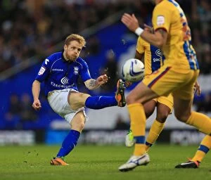 Images Dated 15th December 2012: Chris Burke's St. Andrew's Strike: Birmingham City vs Crystal Palace (Npower Championship)