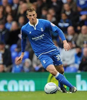 Images Dated 29th October 2011: Chris Wood in Action: Birmingham City vs Brighton & Hove Albion, Npower Championship (2011)