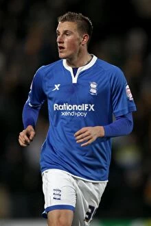 Images Dated 7th December 2011: Chris Wood in Action: Birmingham City vs Hull City (December 7, 2011)