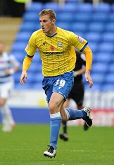 Images Dated 6th November 2011: Chris Wood in Action: Birmingham City's Dominant Performance Against Reading (6-11-2011)