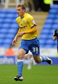 Images Dated 6th November 2011: Chris Wood's Thrilling Performance: Birmingham City vs. Reading, Npower Championship (2011)