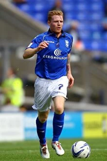 Images Dated 18th August 2012: Christopher Burke in Action: Birmingham City vs Charlton Athletic (Npower Championship, 18-08-2012)