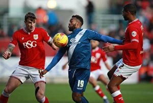 Images Dated 30th January 2016: Clash at Ashton Gate: Maghoma, Flint, and Little Go Head-to-Head in Sky Bet Championship Showdown