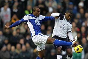 Images Dated 4th December 2010: Clash of the Titans: Jerome vs. Bassong - Birmingham City vs