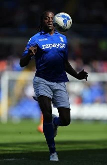 Images Dated 11th April 2015: Clayton Donaldson Thrills in Birmingham City vs. Wolves Championship Clash