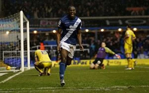 Images Dated 6th February 2016: Clayton Donaldson's St. Andrew's Stunner: Birmingham City's First Goal Against Sheffield Wednesday