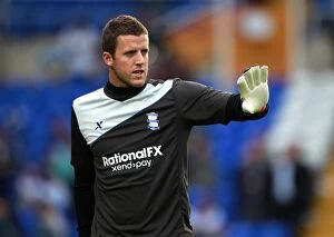 Images Dated 25th August 2011: Colin Doyle in Action: Birmingham City vs Nacional UEFA Europa League Play-Off