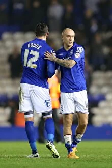Images Dated 29th November 2014: Cotterill and Novak Reunite: A Tense Championship Rivalry Eased at St. Andrew's