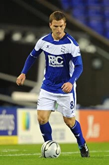 Images Dated 26th October 2010: Craig Gardner in Action: Birmingham City vs. Brentford, Carling Cup Fourth Round at St