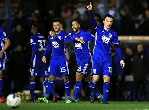 Images Dated 3rd March 2017: Craig Gardner Scores First Goal: Birmingham City vs Leeds United (Sky Bet Championship)