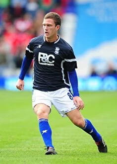 Images Dated 12th September 2010: Craig Gardner vs Liverpool: A Birmingham City FC Moment at St. Andrew's (Premier League, 12-09-2010)