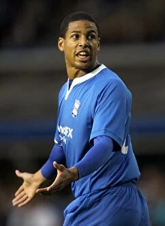 Images Dated 25th August 2011: Curtis Davies in Action: Birmingham City vs Nacional, UEFA Europa League Play-Off Second Leg