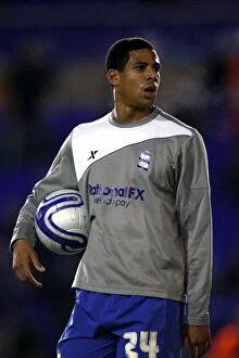 Images Dated 26th October 2011: Curtis Davies in Action: Birmingham City vs. Leeds United (October 26, 2011)