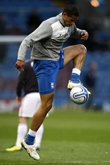 Images Dated 3rd April 2012: Curtis Davies in Action: Birmingham City vs. Burnley, Npower Championship (03-04-2012, Turf Moor)