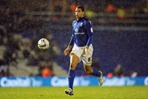 Images Dated 22nd December 2012: Curtis Davies in Action: Birmingham City vs Burnley, Npower Championship (December 22, 2012) - St