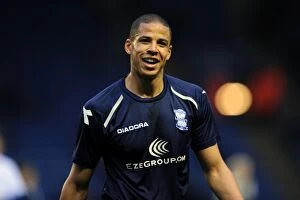 Images Dated 12th April 2013: Curtis Davies: Birmingham City Captain Faces Off at King Power Stadium during Leicester City vs