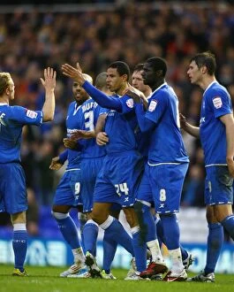 31-12-2011 v Blackpool, St. Andrew's Collection: Curtis Davies Scores Opening Goal: Birmingham City vs. Blackpool (December 2011, St. Andrew's)