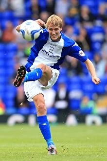Images Dated 31st August 2013: Dan Burn Faces Off Against Ipswich Town in Birmingham City's Championship Clash at St