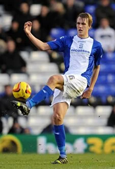 Images Dated 7th December 2013: Dan Burn vs Middlesbrough: Intense Face-Off in Birmingham City's Sky Bet Championship Match at St