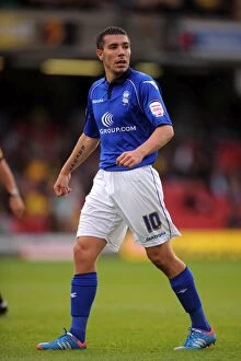 Images Dated 25th August 2012: Darren Ambrose in Action: Birmingham City vs. Watford, Npower Championship