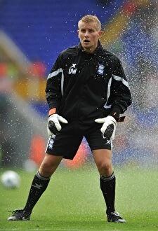 Images Dated 21st August 2010: Dave Watson: Birmingham City's Goalkeeping Coach at St. Andrew's vs Blackburn Rovers