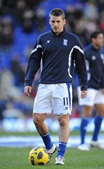 Images Dated 12th February 2011: David Bentley in Action: Birmingham City vs Stoke City (Premier League, 12-02-2011)