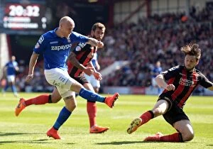 Images Dated 6th April 2015: David Cotterill Scores Birmingham City's Second Goal Against Bournemouth in Sky Bet Championship