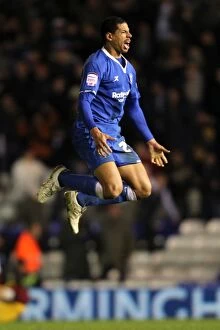 Images Dated 22nd November 2011: Davies Dramatic Last-Minute Strike: Birmingham City Snatches Victory from Burnley (22-11-2011)